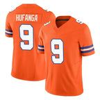 Kooe D.Broncos #9 Talanoa Hufanga Player Orange Limited Alternate Vapor F.U.S.E. Throwback Game Stitched Jerseys