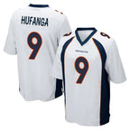 Kooe D.Broncos #9 Talanoa Hufanga Player White Game Stitched Jerseys