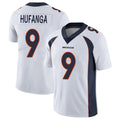 Kooe D.Broncos #9 Talanoa Hufanga Player White Vapor Untouchable Limited Home Game Stitched Jerseys