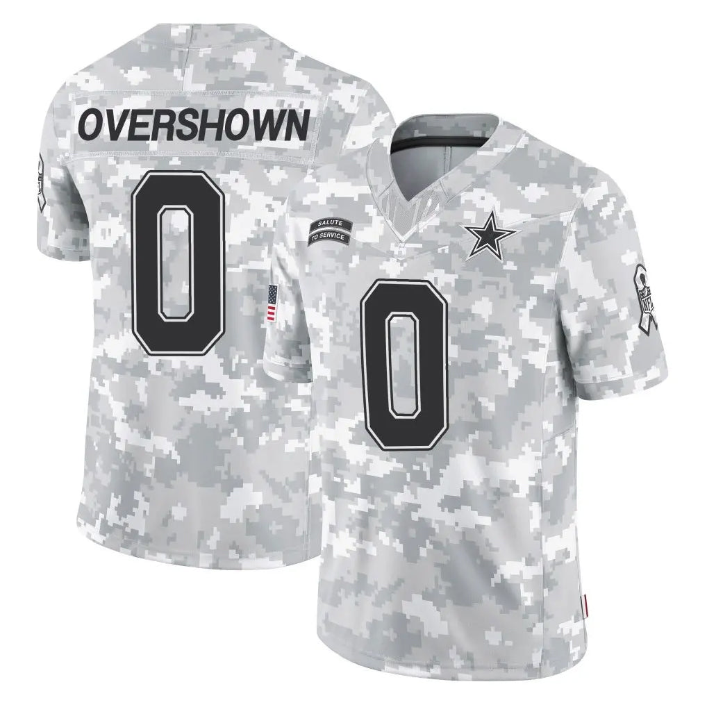Kooe D.Cowboys #0 DeMarvion Overshown Player Arctic Camo Salute to Service Limited Home Game Stitched Jerseys