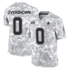 Kooe D.Cowboys #0 DeMarvion Overshown Player Arctic Camo Salute to Service Limited Home Game Stitched Jerseys