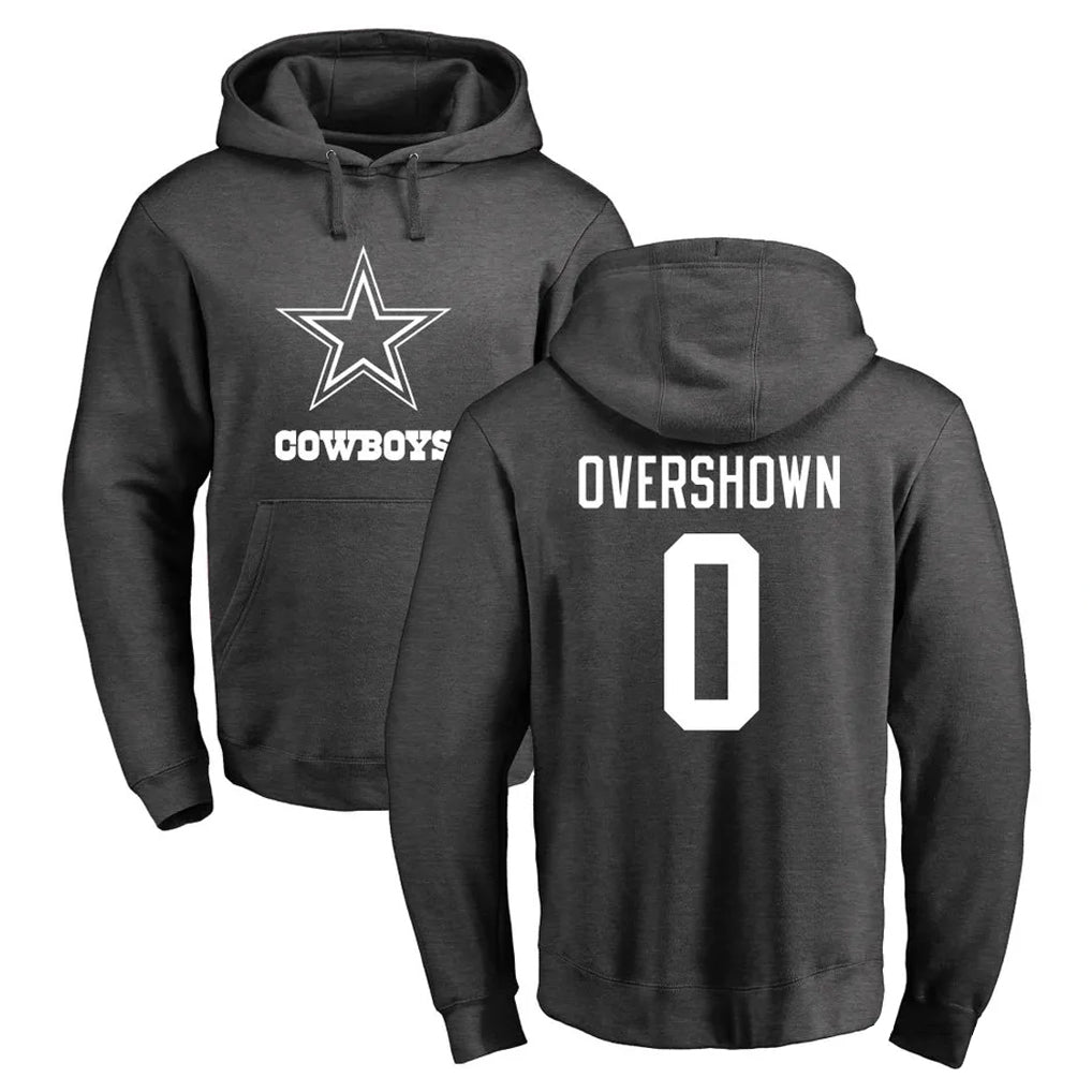 Kooe D.Cowboys #0 DeMarvion Overshown Player Ash One Color Pullover Hoodie Limited Stitched Jerseys