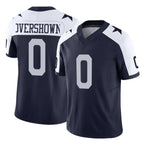 Kooe D.Cowboys #0 DeMarvion Overshown Player Navy-White Limited Alternate Vapor F.U.S.E. Home Game Stitched Jerseys
