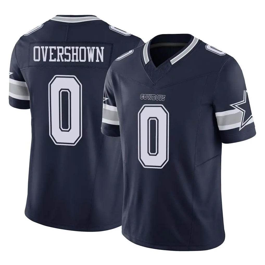 Kooe D.Cowboys #0 DeMarvion Overshown Player Navy Limited Vapor F.U.S.E. Home Game Stitched Jerseys