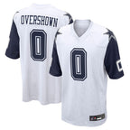 Kooe D.Cowboys #0 DeMarvion Overshown Player White-Navy Home Game Stitched Jerseys