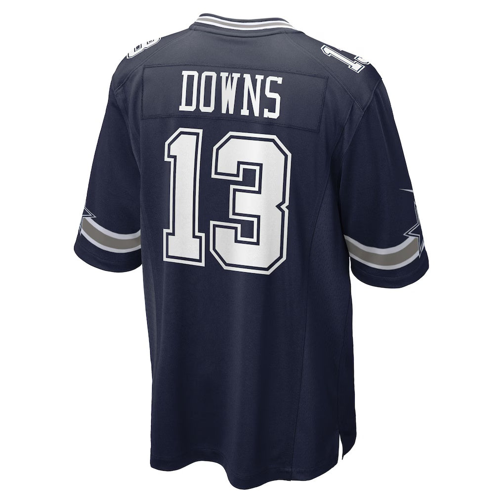 Kooe D.Cowboys #13 Caleb Downs Navy 2026 Draft First Round Pick No. 11 Team Game Stitched Jerseys