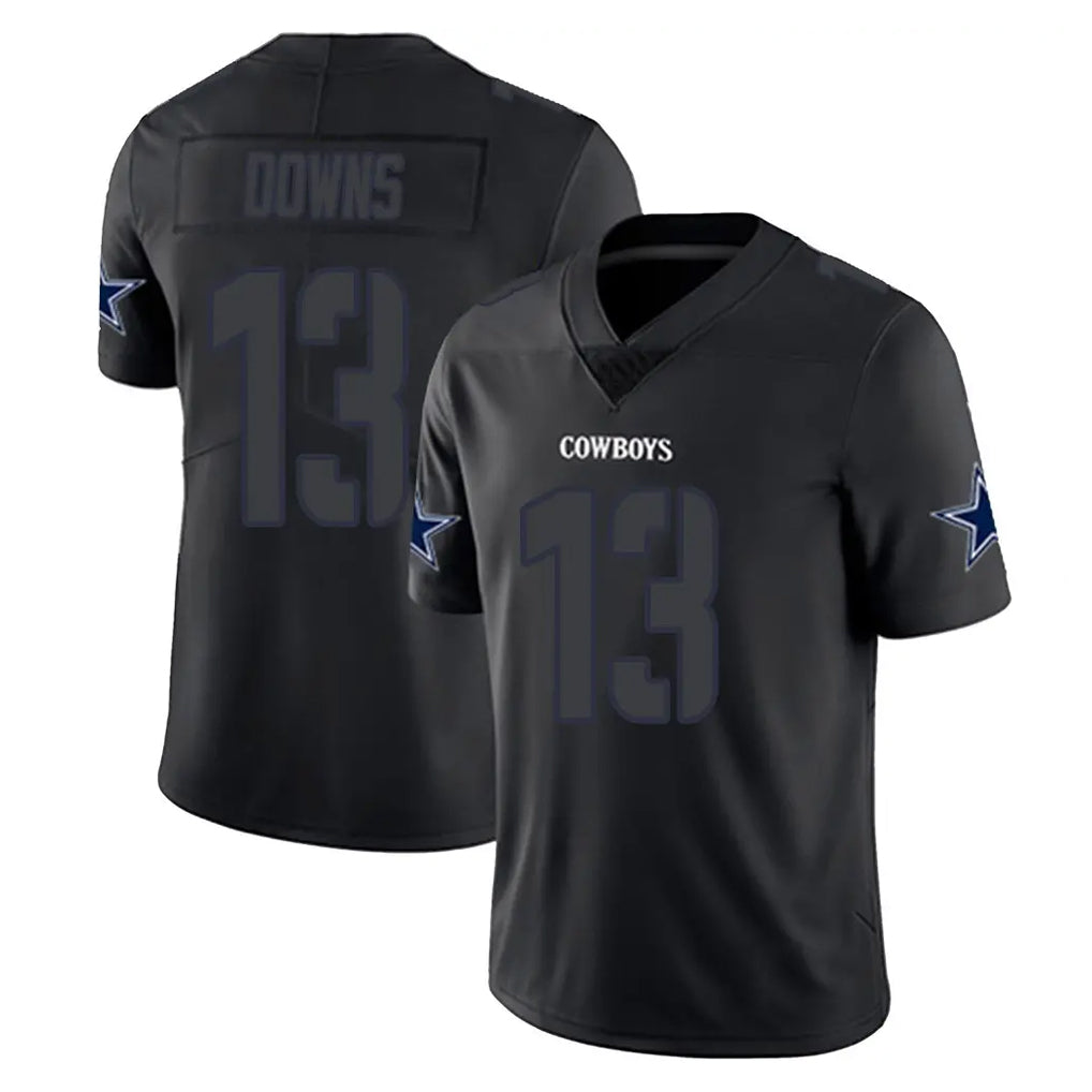 Kooe D.Cowboys #13 Caleb Downs Player Black Impact Limited Home Game Stitched Jerseys