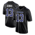 Kooe D.Cowboys #13 Caleb Downs Player Carbon Black Fashion Home Game Stitched Jerseys