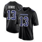 Kooe D.Cowboys #13 Caleb Downs Player Carbon Black Fashion Home Game Stitched Jerseys