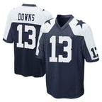 Kooe D.Cowboys #13 Caleb Downs Player Navy-White Alternate Home Game Stitched Jerseys