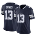 Kooe D.Cowboys #13 Caleb Downs Player Navy Limited Vapor F.U.S.E. Home Game Stitched Jerseys
