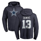 Kooe D.Cowboys #13 Caleb Downs Player Navy Pullover Hoodies Limited Stitched Jerseys