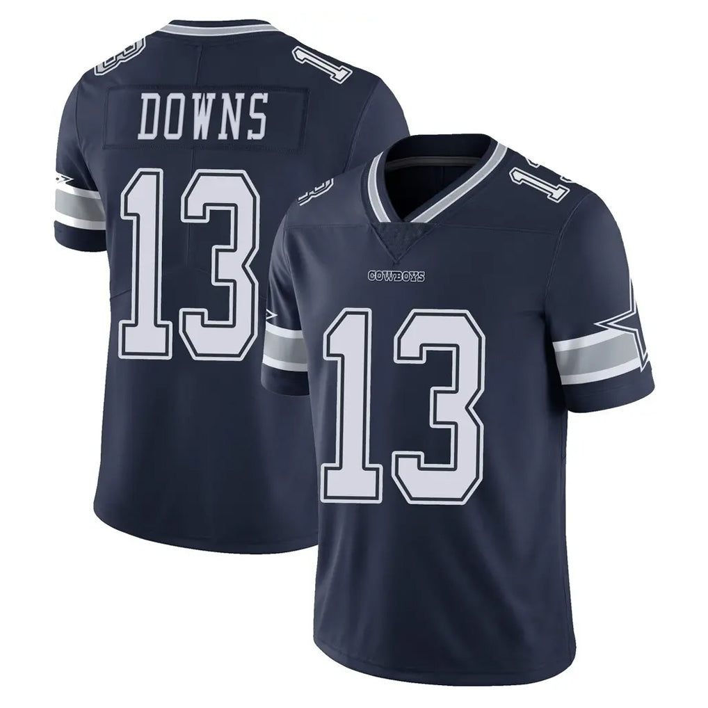 Kooe D.Cowboys #13 Caleb Downs Player Navy Vapor Untouchable Limited Home Game Stitched Jerseys
