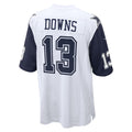 Kooe D.Cowboys #13 Caleb Downs White Alternate Game Stitched Jerseys