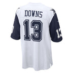 Kooe D.Cowboys #13 Caleb Downs White Alternate Game Stitched Jerseys