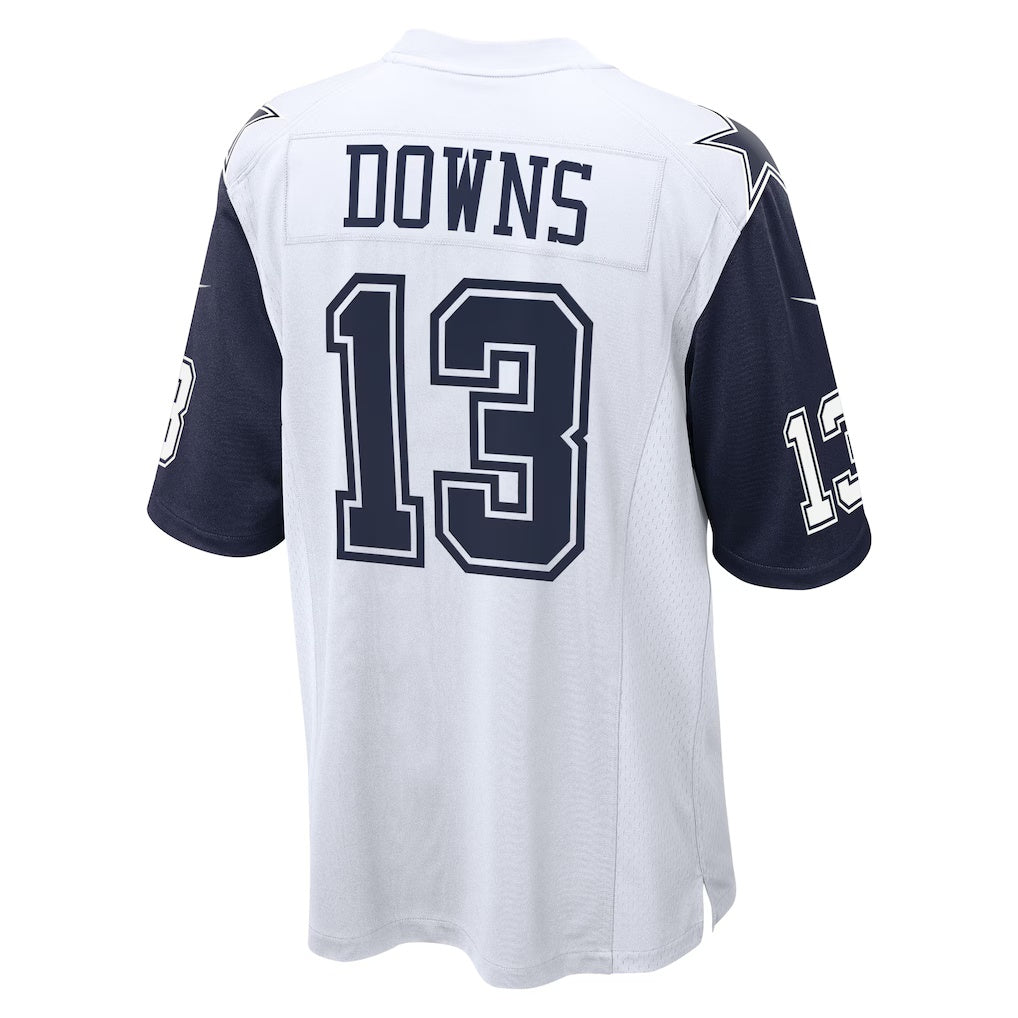 Kooe D.Cowboys #13 Caleb Downs White Alternate Game Stitched Jerseys