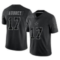 Kooe D.Cowboys #17 Brandon Aubrey Player Black Limited Reflective Home Game Stitched Jerseys