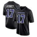 Kooe D.Cowboys #17 Brandon Aubrey Player Carbon Black Fashion Home Game Stitched Jerseys