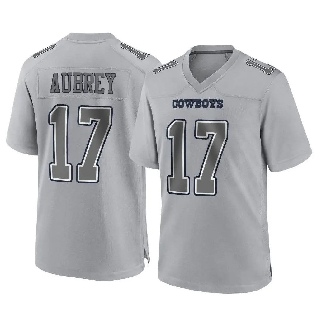 Kooe D.Cowboys #17 Brandon Aubrey Player Gray Atmosphere Fashion Home Game Stitched Jerseys
