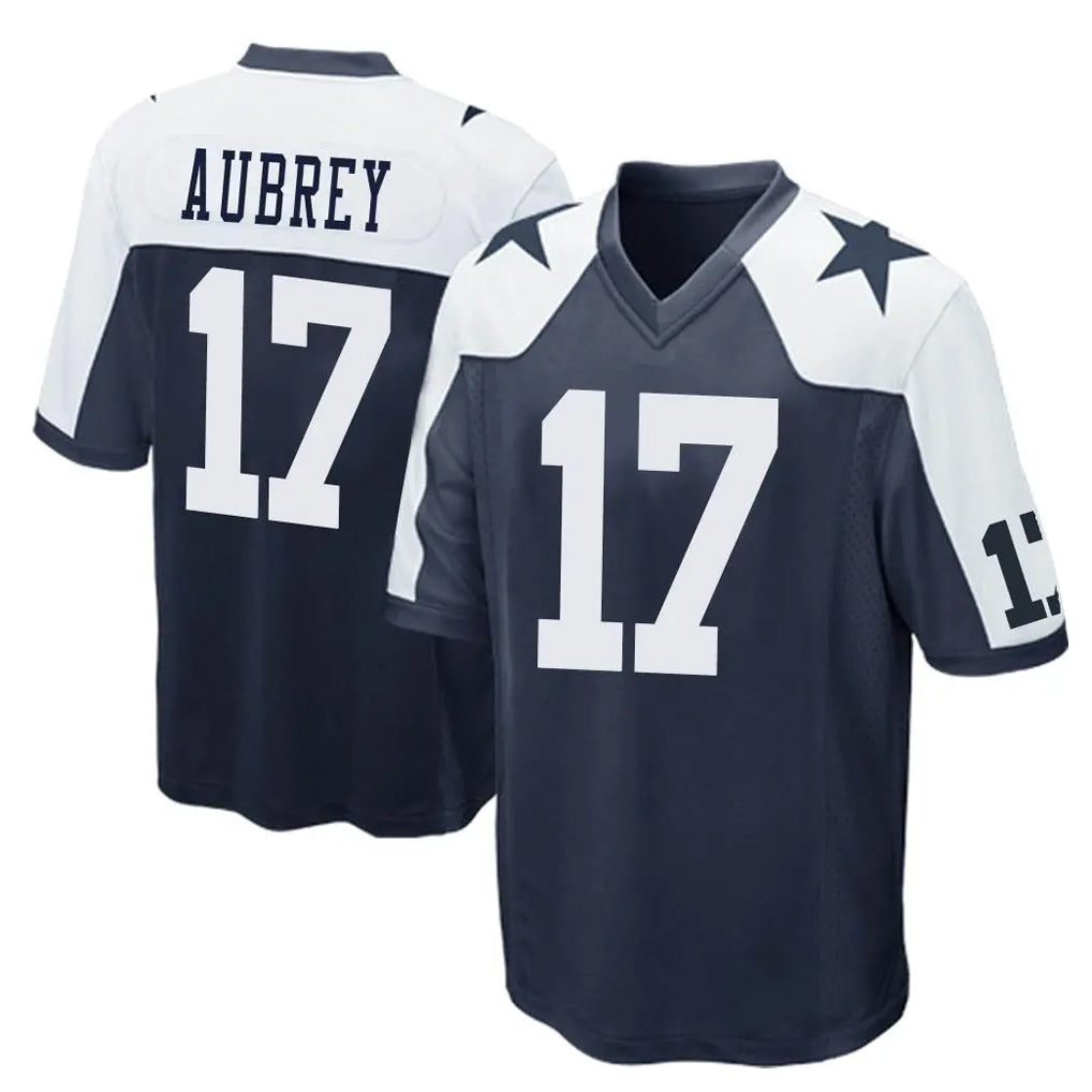 Kooe D.Cowboys #17 Brandon Aubrey Player Navy-White Alternate Home Game Stitched Jerseys