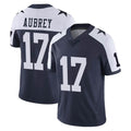 Kooe D.Cowboys #17 Brandon Aubrey Player Navy-White Limited Alternate Vapor Untouchable Home Game Stitched Jerseys