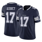 Kooe D.Cowboys #17 Brandon Aubrey Player Navy Limited Vapor F.U.S.E. Home Game Stitched Jerseys