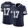 Kooe D.Cowboys #17 Brandon Aubrey Player Navy Vapor F.U.S.E. Limited Stitched Jerseys