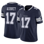 Kooe D.Cowboys #17 Brandon Aubrey Player Navy Vapor F.U.S.E. Limited Stitched Jerseys