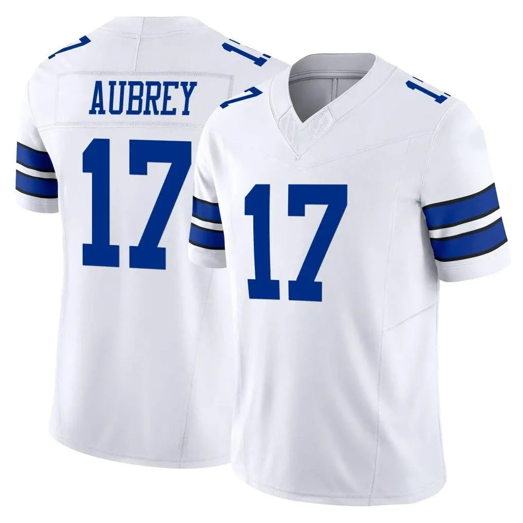 Kooe D.Cowboys #17 Brandon Aubrey Player White Limited Vapor F.U.S.E. Home Game Stitched Jerseys