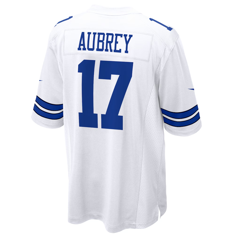 Kooe D.Cowboys #17 Brandon Aubrey White Alternate Game Team Stitched Jerseys