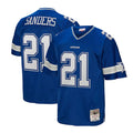 Kooe D.Cowboys #21 Deion Sanders Mitchell & Ness Navy Big & Tall 1996 Retired Player Legacy Replica Stitched Jerseys