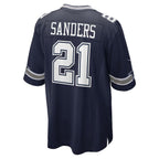 Kooe D.Cowboys #21 Deion Sanders Player Navy Home Game Stitched Jerseys
