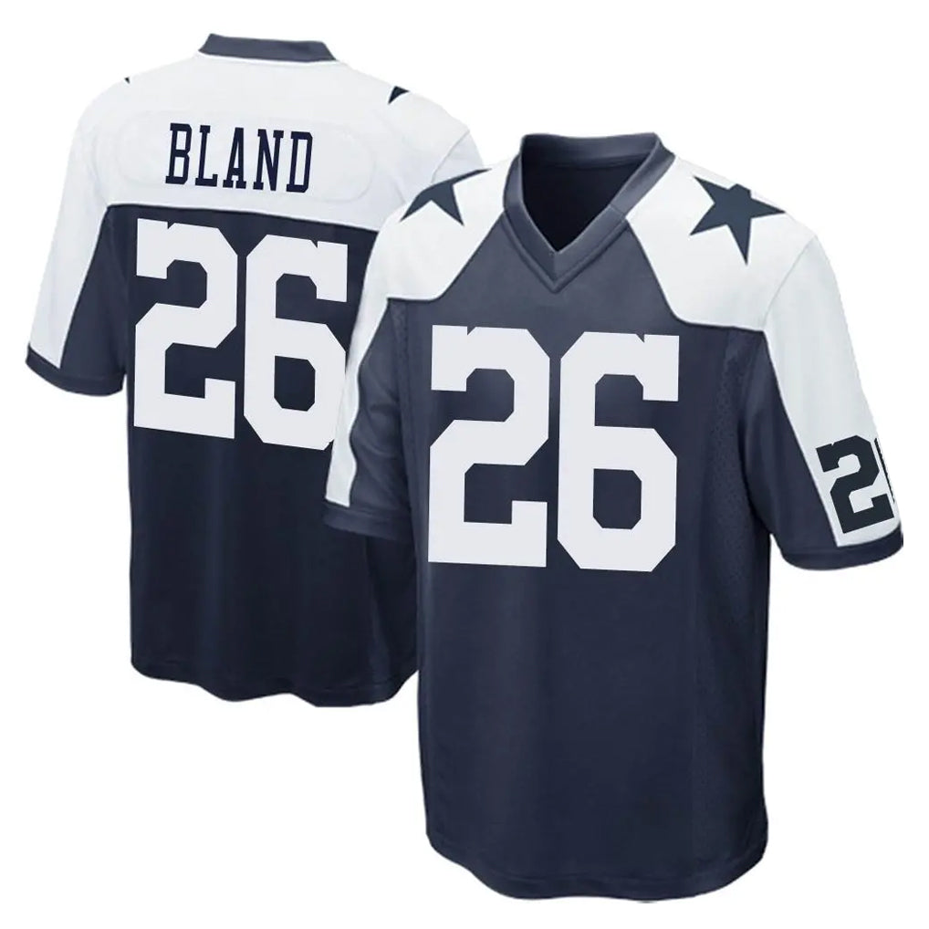Kooe D.Cowboys #26 DaRon Bland Player Navy-White Alternate Home Game Stitched Jerseys