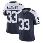 Kooe D.Cowboys #33 Javonte Williams Player Navy-White Limited Alternate Vapor Untouchable Home Game Stitched Jerseys
