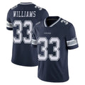 Kooe D.Cowboys #33 Javonte Williams Player Navy Vapor Untouchable Limited Home Game Stitched Jerseys