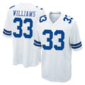 Kooe D.Cowboys #33 Javonte Williams Player White Home Game Stitched Jerseys