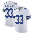 Kooe D.Cowboys #33 Javonte Williams Player White Vapor Untouchable Limited Home Game Stitched Jerseys