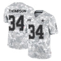 Kooe D.Cowboys #34 Jalen Thompson Player Arctic Camo Salute to Service Limited Home Game Stitched Jerseys