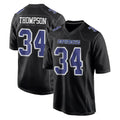 Kooe D.Cowboys #34 Jalen Thompson Player Carbon Black Fashion Home Game Stitched Jerseys