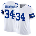 Kooe D.Cowboys #34 Jalen Thompson Player White Limited Vapor F.U.S.E. Home Game Stitched Jerseys