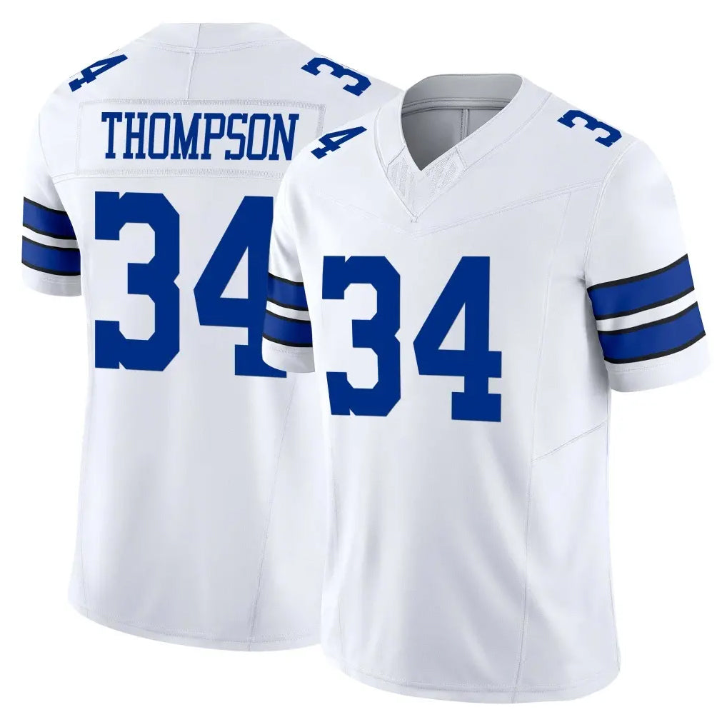 Kooe D.Cowboys #34 Jalen Thompson Player White Limited Vapor F.U.S.E. Home Game Stitched Jerseys