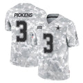 Kooe D.Cowboys #3 George Pickens Player Arctic Camo Salute to Service Limited Home Game Stitched Jerseys