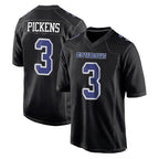Kooe D.Cowboys #3 George Pickens Player Carbon Black Fashion Home Game Stitched Jerseys