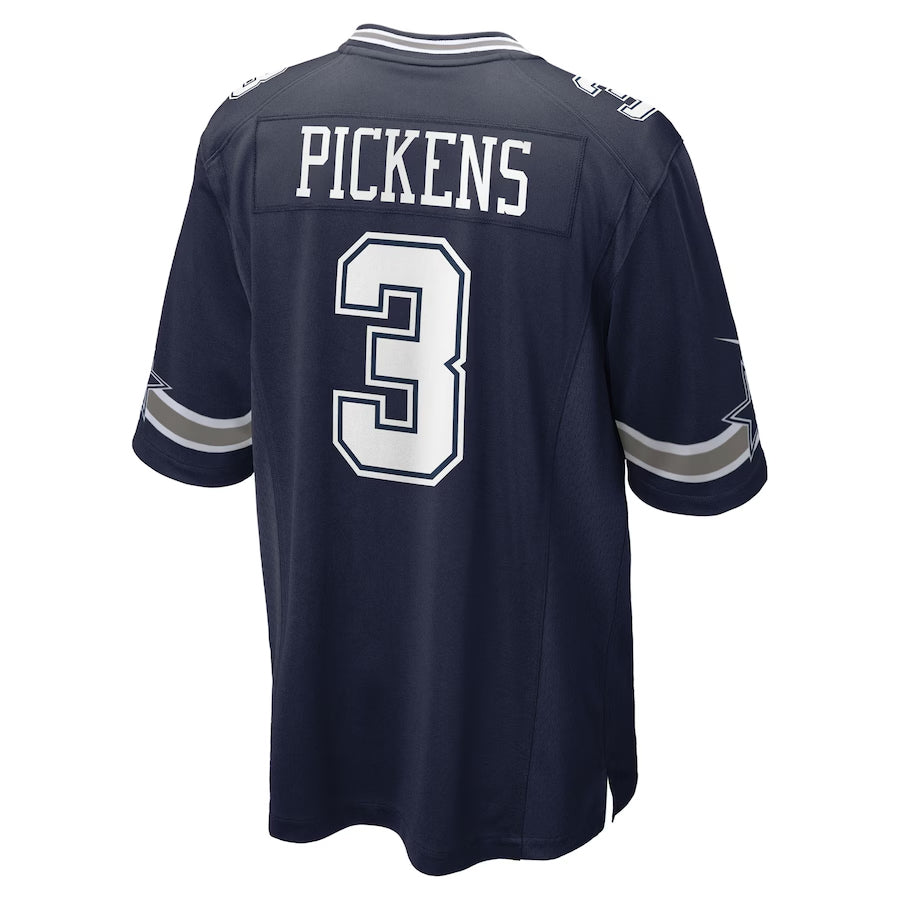 Kooe D.Cowboys #3 George Pickens Player Navy Home Game Stitched Jerseys