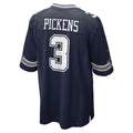 Kooe D.Cowboys #3 George Pickens Player Navy Home Game Stitched Jerseys