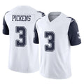 Kooe D.Cowboys #3 George Pickens Player White-Navy Limited Vapor F.U.S.E. Home Game Stitched Jerseys