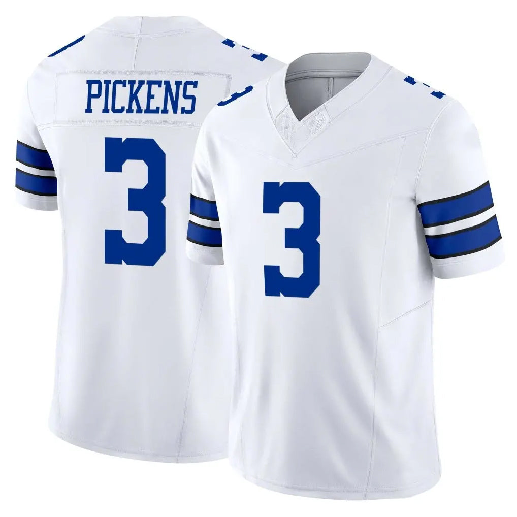 Kooe D.Cowboys #3 George Pickens Player White Limited Vapor F.U.S.E. Home Game Stitched Jerseys