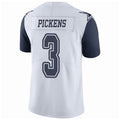Kooe D.Cowboys #3 George Pickens Player White Throwback Stitched Jerseys