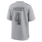 Kooe D.Cowboys #4 Dak Prescott Gray Atmosphere Fashion Game  Stitched Jerseys