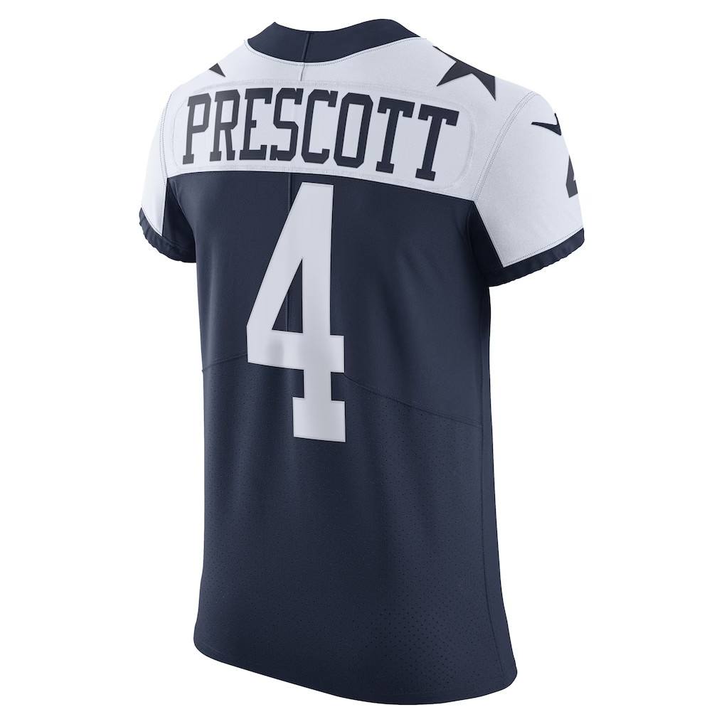 Kooe D.Cowboys #4 Dak Prescott Navy Alternate Vapor Elite Player Stitched Jersey